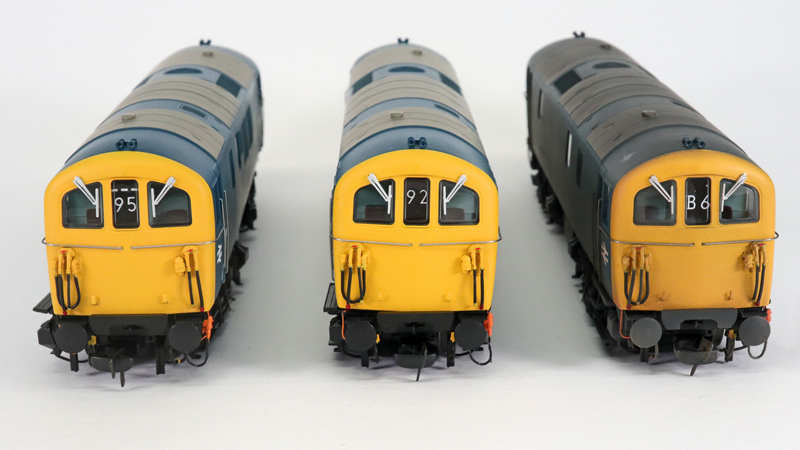 Three versions of the EFE HB/Class 74 model