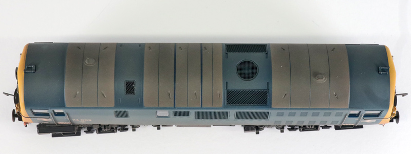 Roof of the weathered model